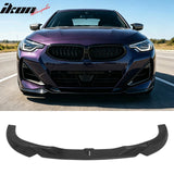 2022-2026 BMW 2-Series G42 M Sport FD Style Gloss Black Front Bumper Lip ABS