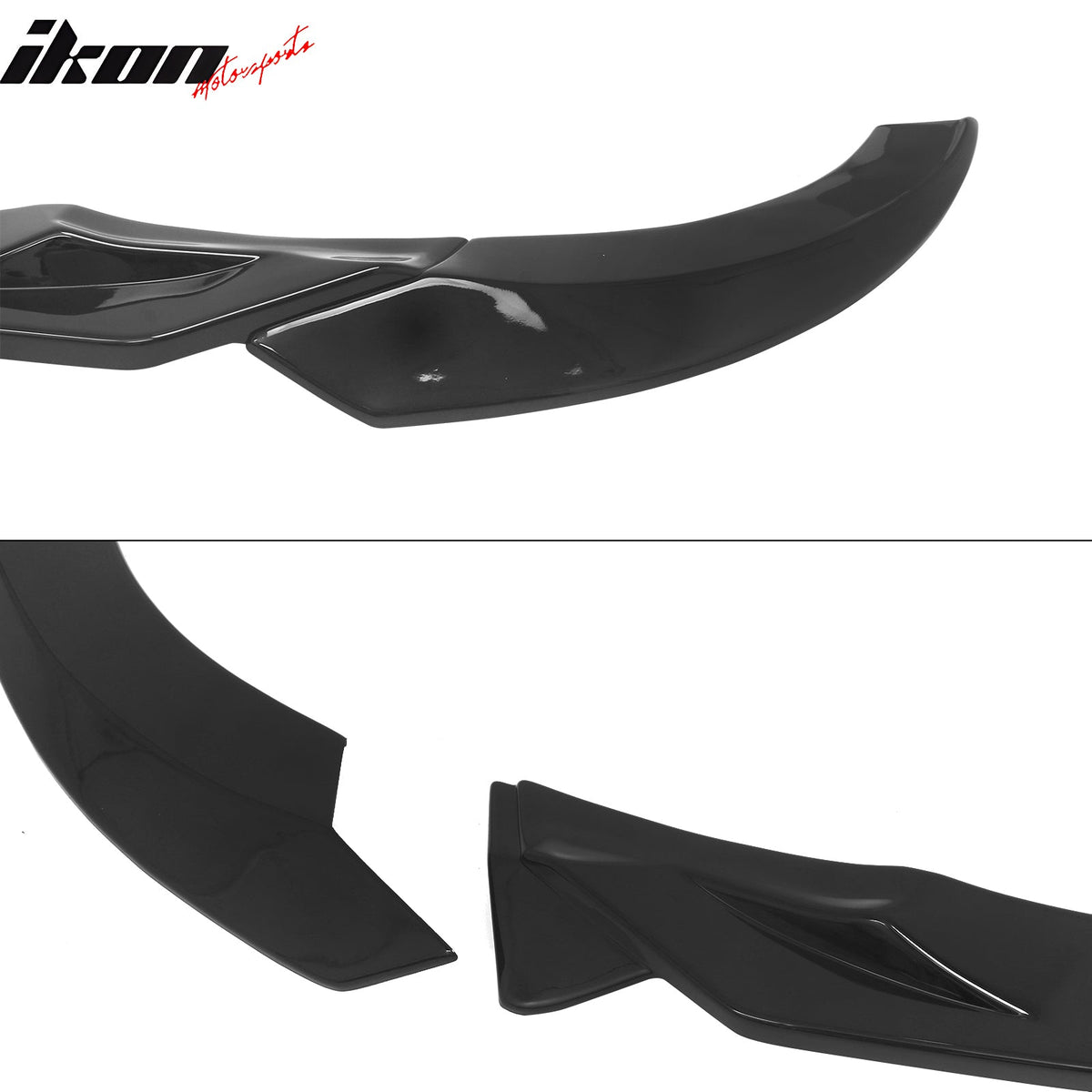2022-2026 BMW 2-Series G42 M Sport FD Style Gloss Black Front Bumper Lip ABS