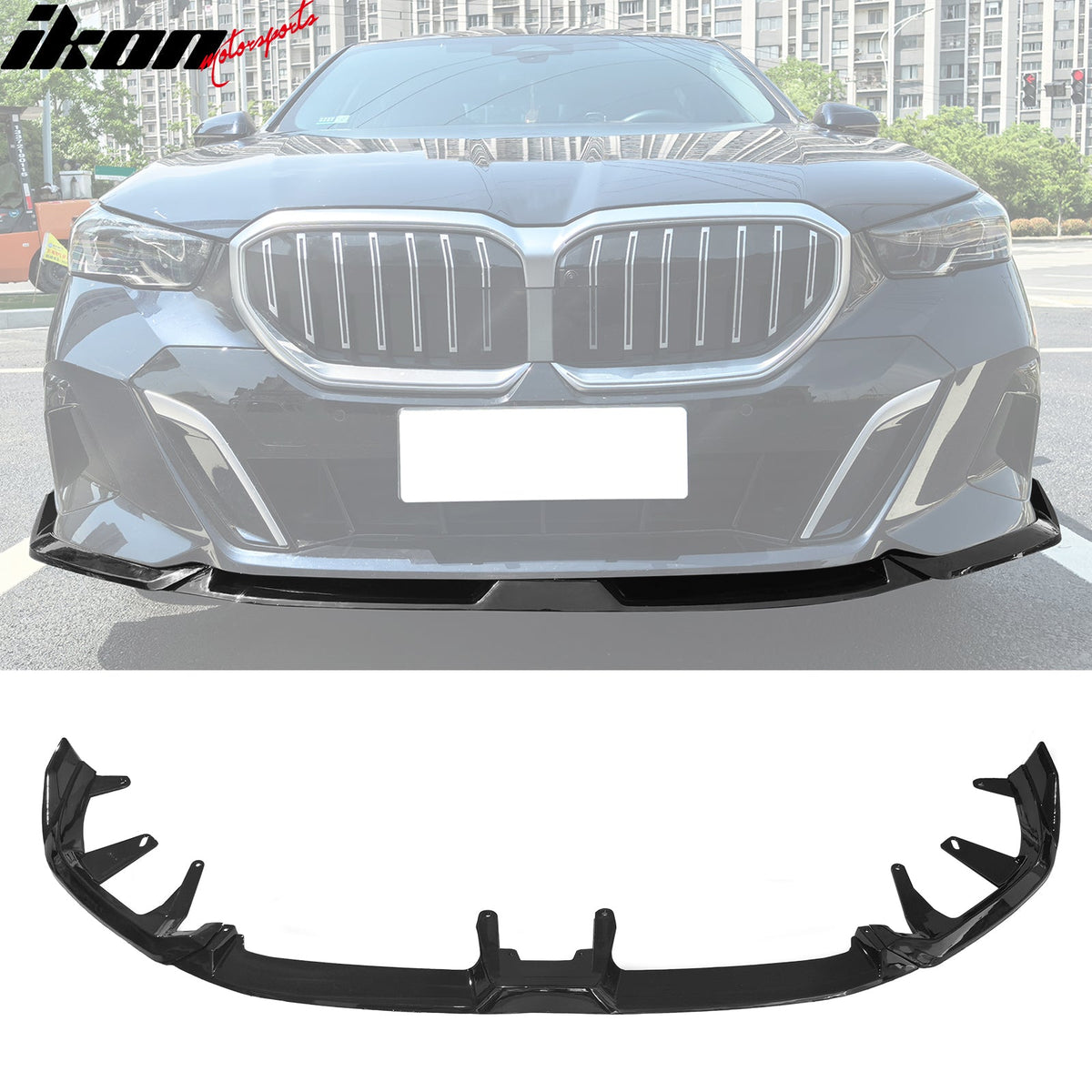 2024-2026 BMW G60 5 Series IKON Front Bumper Lip PP