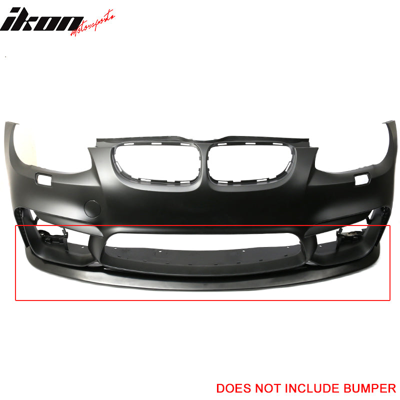 2011-2013 BMW E92 LCI Models V1 Style PU Front Bumper Lip Spoiler