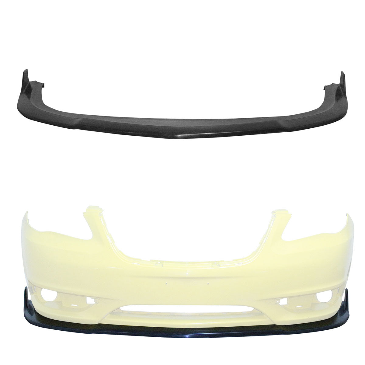 2011-2014 Chrysler 200 IKS Style Front Bumper Lip Lower Spoiler PU