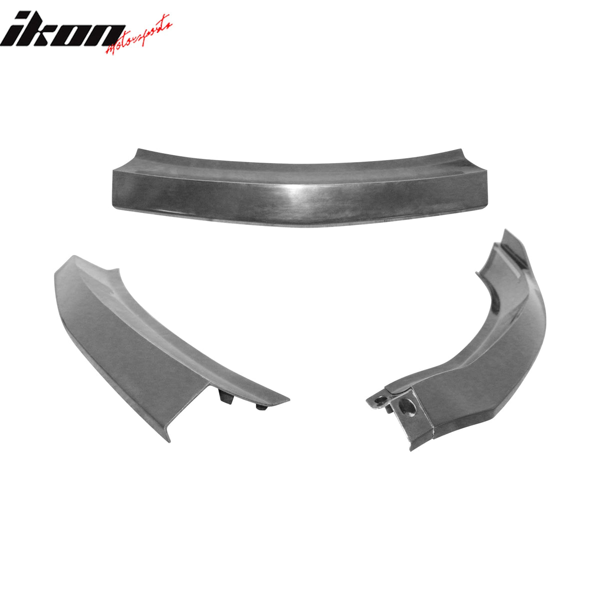 2015-2017 Chrysler 200 3PCS Front Lower Bumper Lip Air Dam Chin Spoiler Splitter Unpainted Black Polyurethane PU