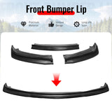 2011-2014 Chrysler 300 IKCS Style Unpainted Black Front Bumper Lip PU 3PCS