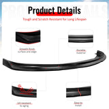 2011-2014 Chrysler 300 IKCS Style Unpainted Black Front Bumper Lip PU 3PCS