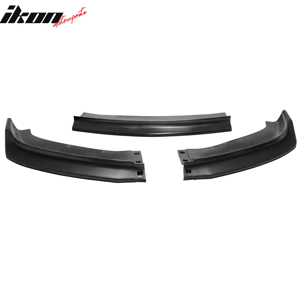 2011-2014 Chrysler 300 IKCS Style Unpainted Black Front Bumper Lip PU 3PCS