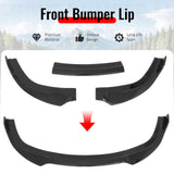 2012-2014 Chrysler 300 SRT8 3PCS Front Bumper Lip Lower Spoiler Gloss Black PP