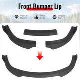 2012-2014 Chrysler 300 SRT8 3PCS Front Bumper Lip Lower Spoiler Matte Black PP
