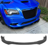 2012-2014 Chrysler 300 SRT8 3PCS Front Bumper Lip Lower Spoiler Matte Black PP