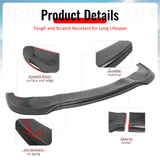 2015-2023 Chrysler 300 SRT IKON Style Carbon Fiber Print Front Bumper Lip PP 3PCS