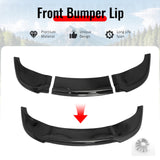 2015-2023 Chrysler 300 SRT IKON Style Gloss Black Front Bumper Lip PP 3PCS