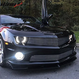 2010-2013 Chevy Camaro V8 SS Street Style Black Front Bumper Lip PU