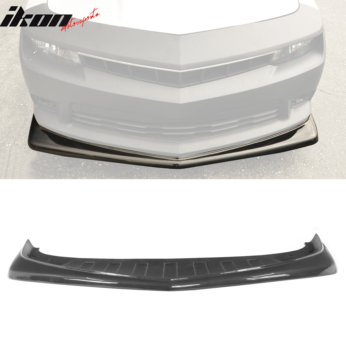 2014-2015 Chevy Camaro SS Z28 Style Front Bumper Lip Carbon Fiber CF