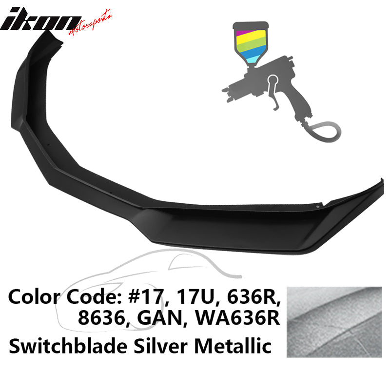 2016-2018 Chevy Camaro ZL1 Style Front Bumper Lip Chin Spoiler PP