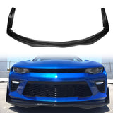 2016-2018 Chevy Camaro SS IKON V5 Style Unpainted Front Bumper Lip 3PC