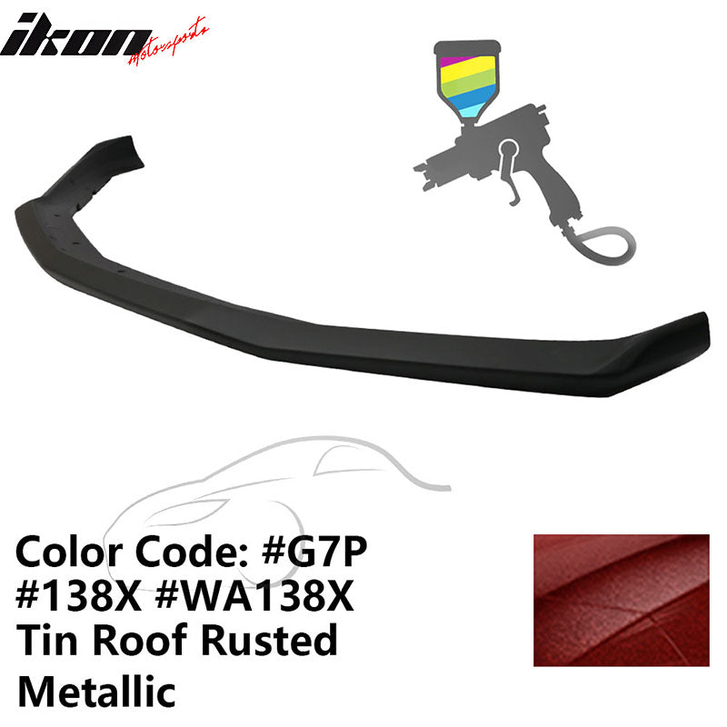 2016-2024 Chevy Camaro SS V8 OE Style Painted Front Bumper Lip