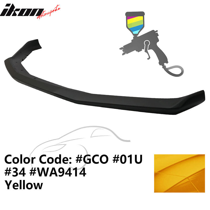 2016-2024 Chevy Camaro SS V8 OE Style Painted Front Bumper Lip