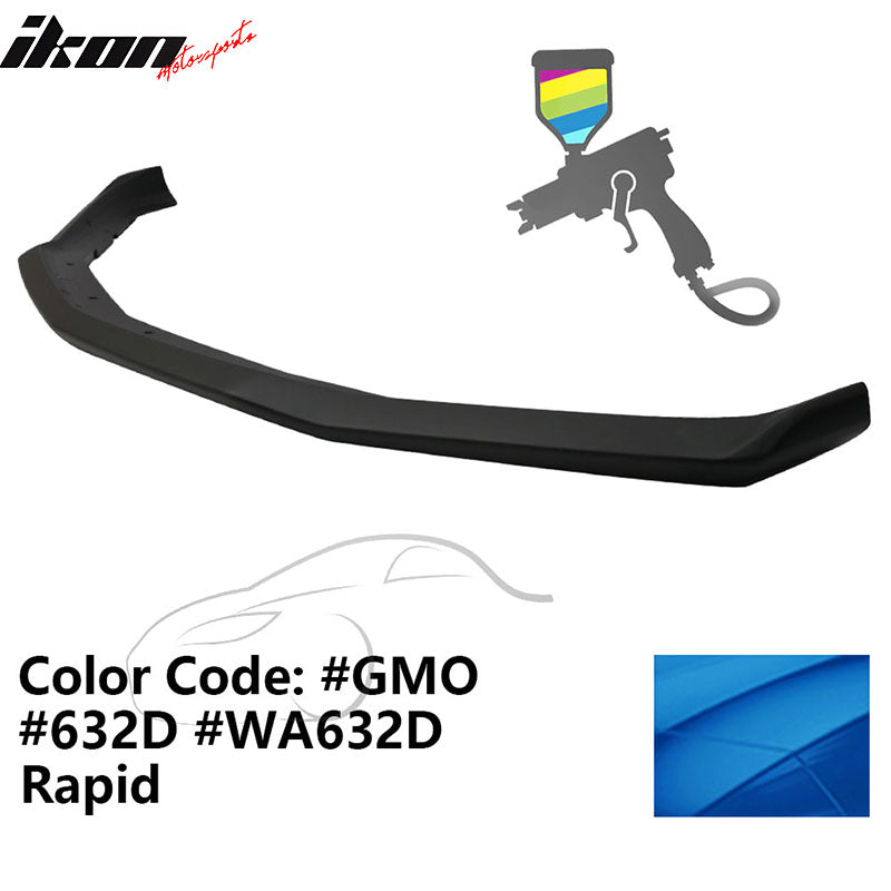 2016-2024 Chevy Camaro SS V8 OE Style Painted Front Bumper Lip