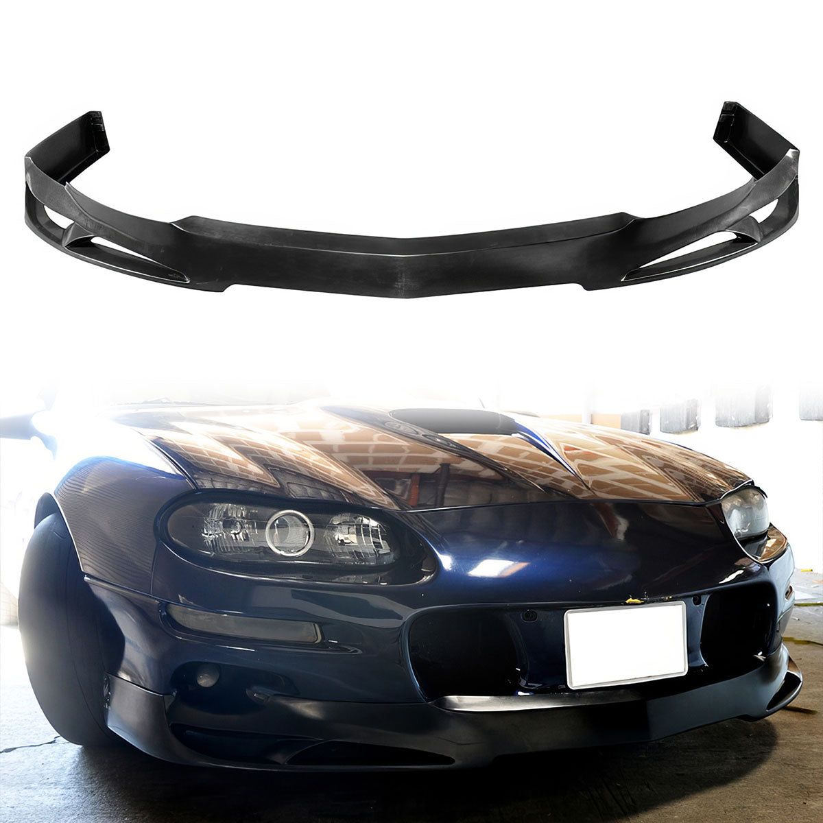 1998-2002 Chevy Camaro V Style Front Lip Spoiler Splitter - PU