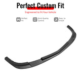 2005-2013 Chevrolet Corvette C6 Base ZR1 Style Carbon Fiber Print Front Bumper Lip ABS