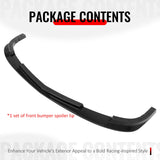 2005-2013 Chevrolet Corvette C6 Base ZR1 Style Gloss Black Front Bumper Lip ABS