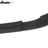 2005-2013 Chevrolet Corvette C6 Base ZR1 Style Front Bumper Lip Matte Black PP 3PCS