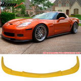 2005-2013 Chevy Corvette C6 Z06 ZR1 Style Front Bumper Lip Spoiler PU