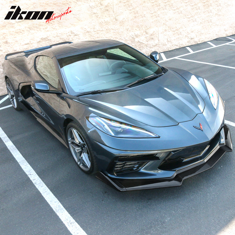 2020-2025 Chevy Corvette C8 5VM Style Front  Lip 5PCS ABS