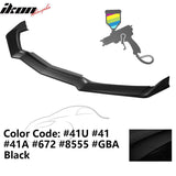 2020-2025 Chevy Corvette C8 IKON Style Front Bumper Lip 5PCS ABS