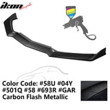 2020-2025 Chevy Corvette C8 IKON Style Front Bumper Lip 5PCS ABS