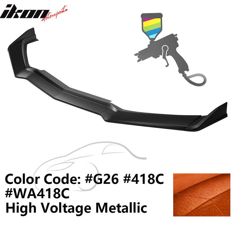 2020-2025 Chevy Corvette C8 IKON Style Front Bumper Lip 5PCS ABS