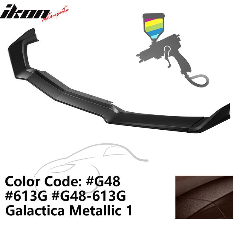 2020-2025 Chevy Corvette C8 IKON Style Front Bumper Lip 5PCS ABS