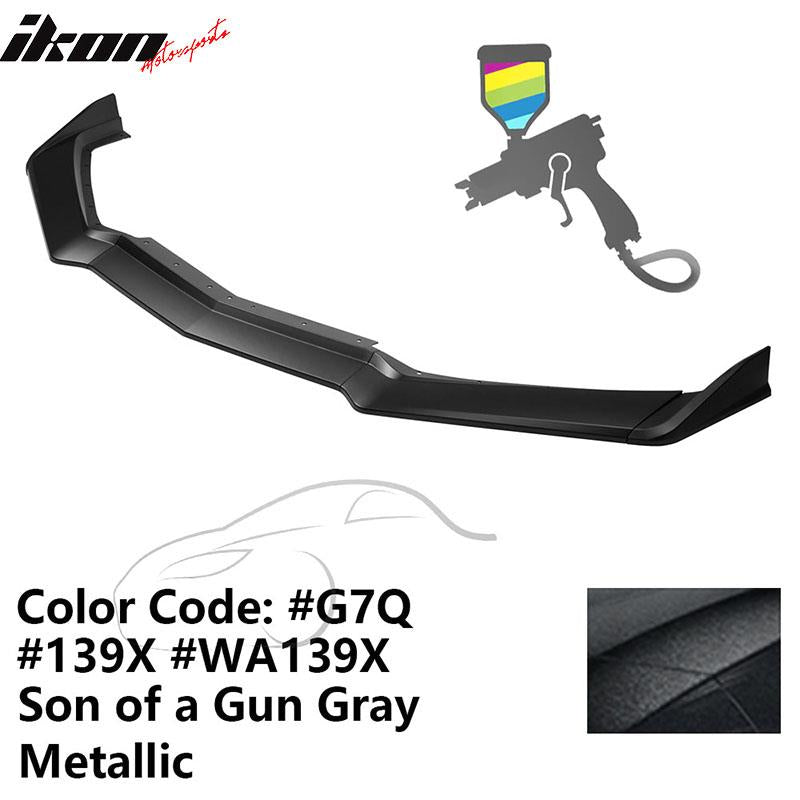 2020-2025 Chevy Corvette C8 IKON Style Front Bumper Lip 5PCS ABS