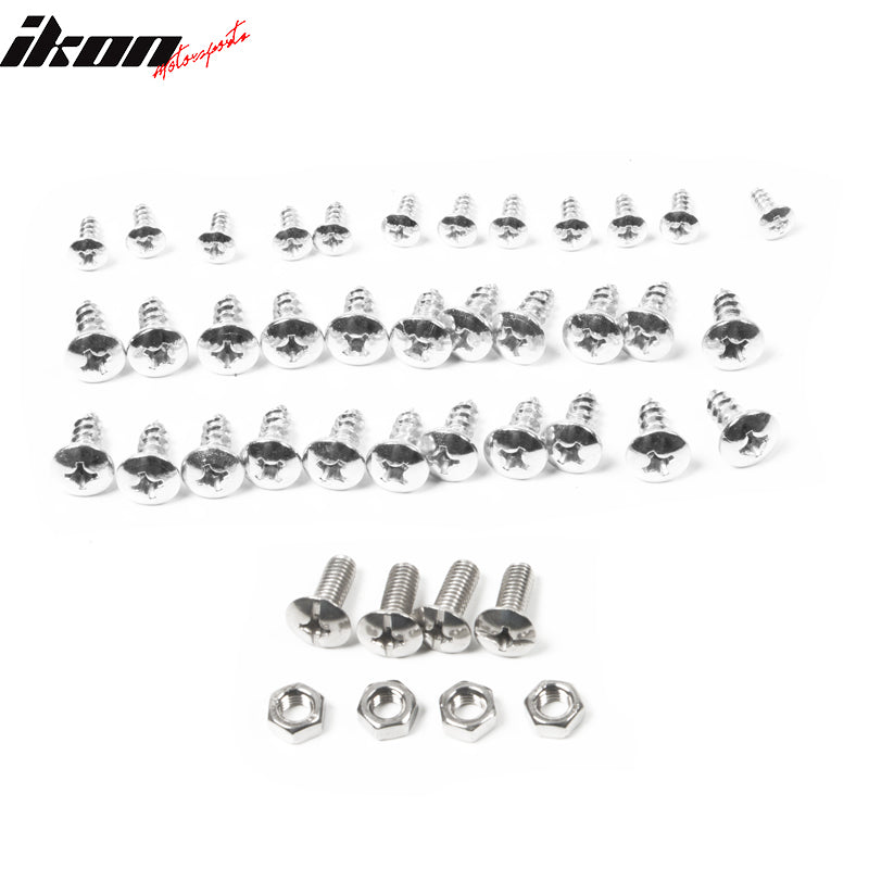 2020-2025 Chevy Corvette C8 IKON Style Front Bumper Lip 5PCS ABS