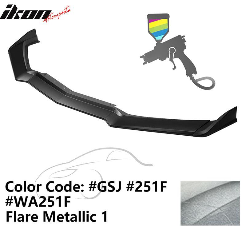 2020-2025 Chevy Corvette C8 IKON Style Front Bumper Lip 5PCS ABS