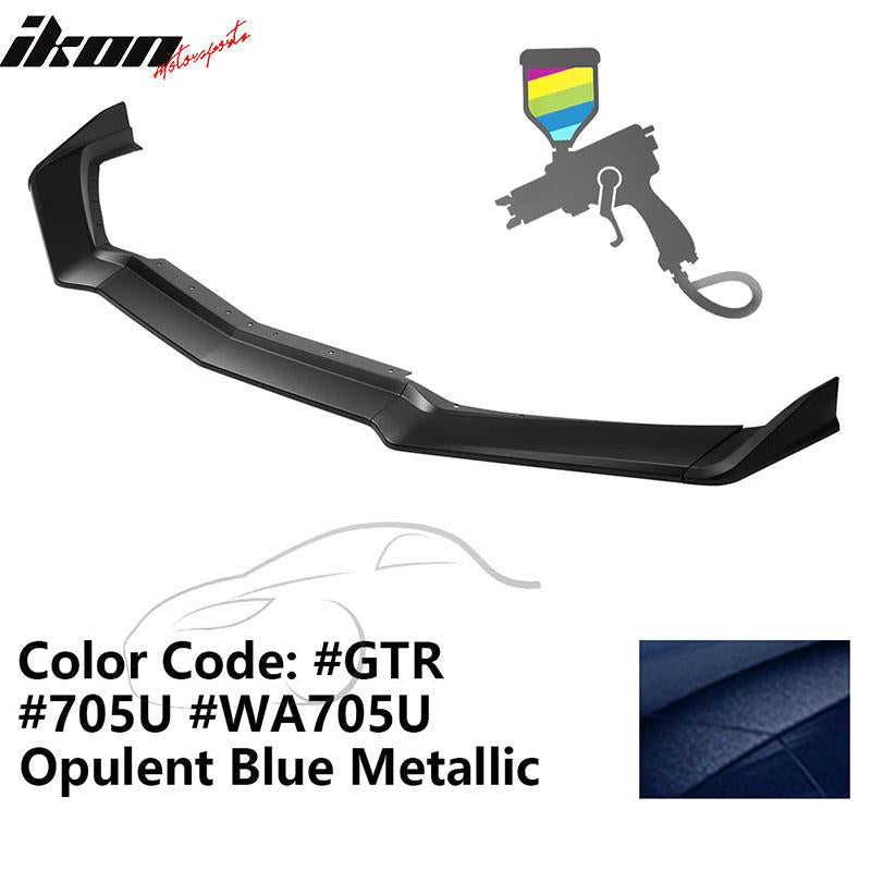 2020-2025 Chevy Corvette C8 IKON Style Front Bumper Lip 5PCS ABS