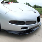 1997-2004 Chevy Corvette C5 ZR1 Style Unpainted Black Front Bumper Lip