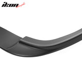 1997-2004 Chevy Corvette C5 ZR1 Style Unpainted Black Front Bumper Lip