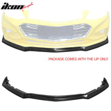 2016-2018 Chevrolet Cruze Unpainted Front Bumper Lip Lower Chin Spoiler PU 3PCS