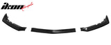 2016-2018 Chevrolet Cruze Unpainted Front Bumper Lip Lower Chin Spoiler PU 3PCS