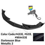 2020-2023 Cadillac CT4 IKON Style Painted Front Bumper Lip PP 3PCS