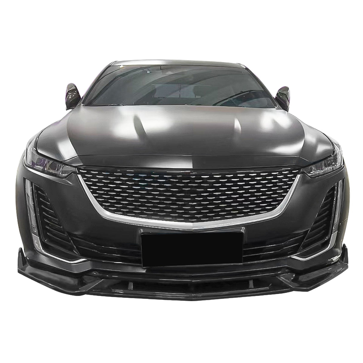 2020-2024 Cadillac CT5 Painted Front Bumper Lip Chin Spoiler 3PC PP