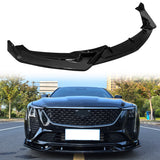 2025 Cadillac CT5 Luxury Carbon Fiber Print 3PCS Front Bumper Lip PP