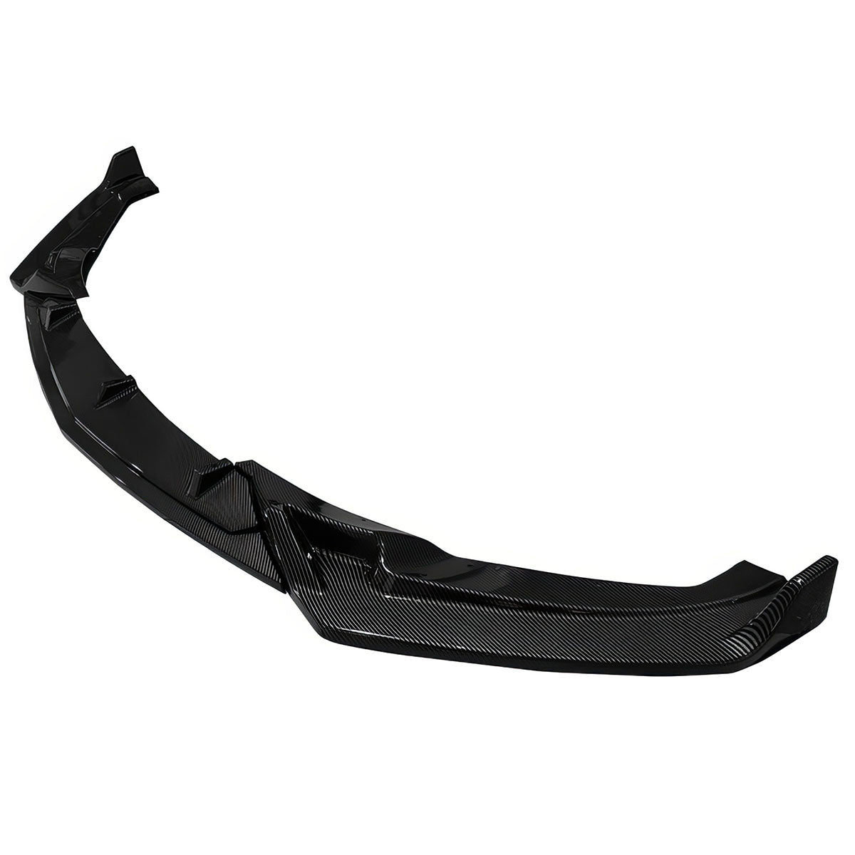 2025 Cadillac CT5 Luxury Carbon Fiber Print 3PCS Front Bumper Lip PP