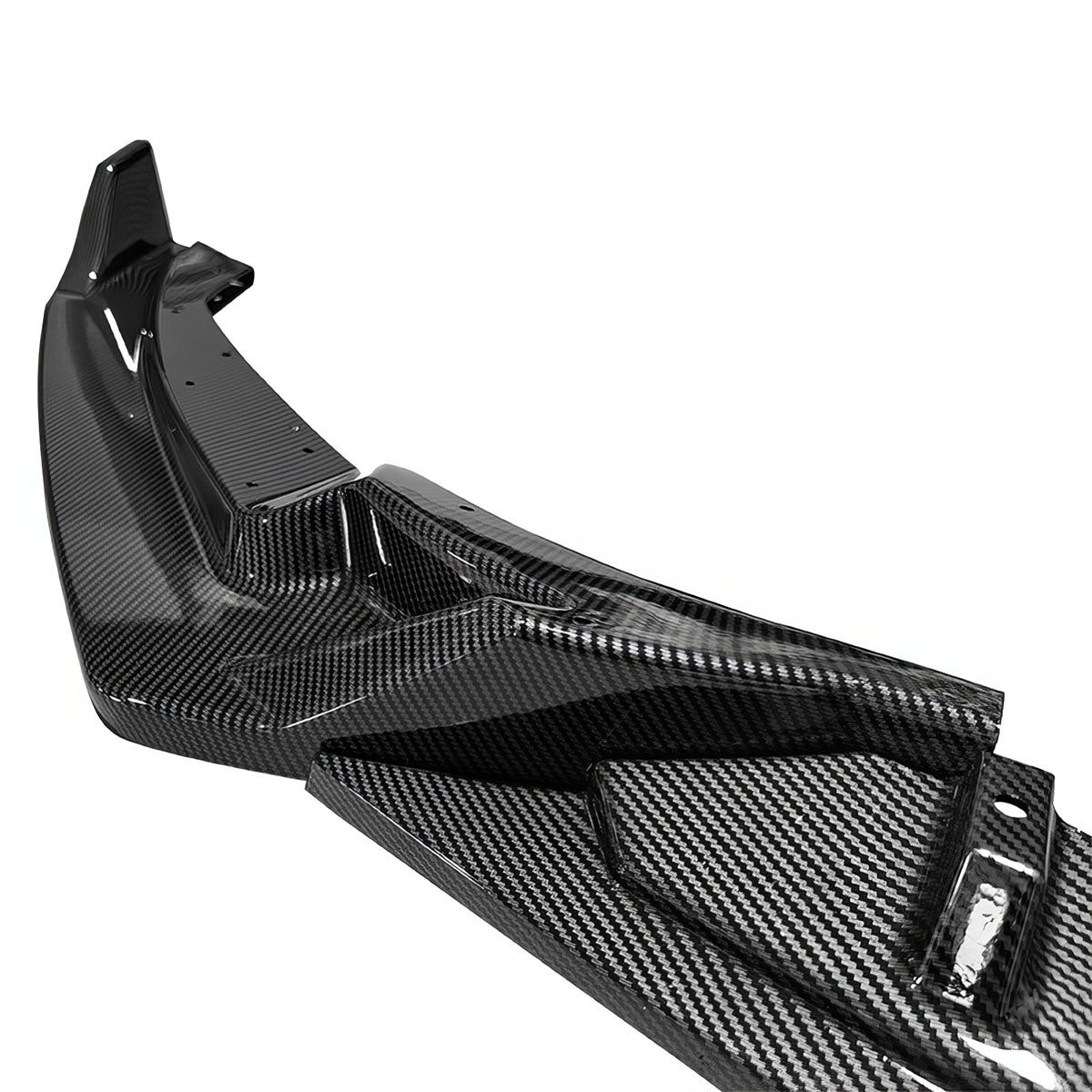 2025 Cadillac CT5 Luxury Carbon Fiber Print 3PCS Front Bumper Lip PP