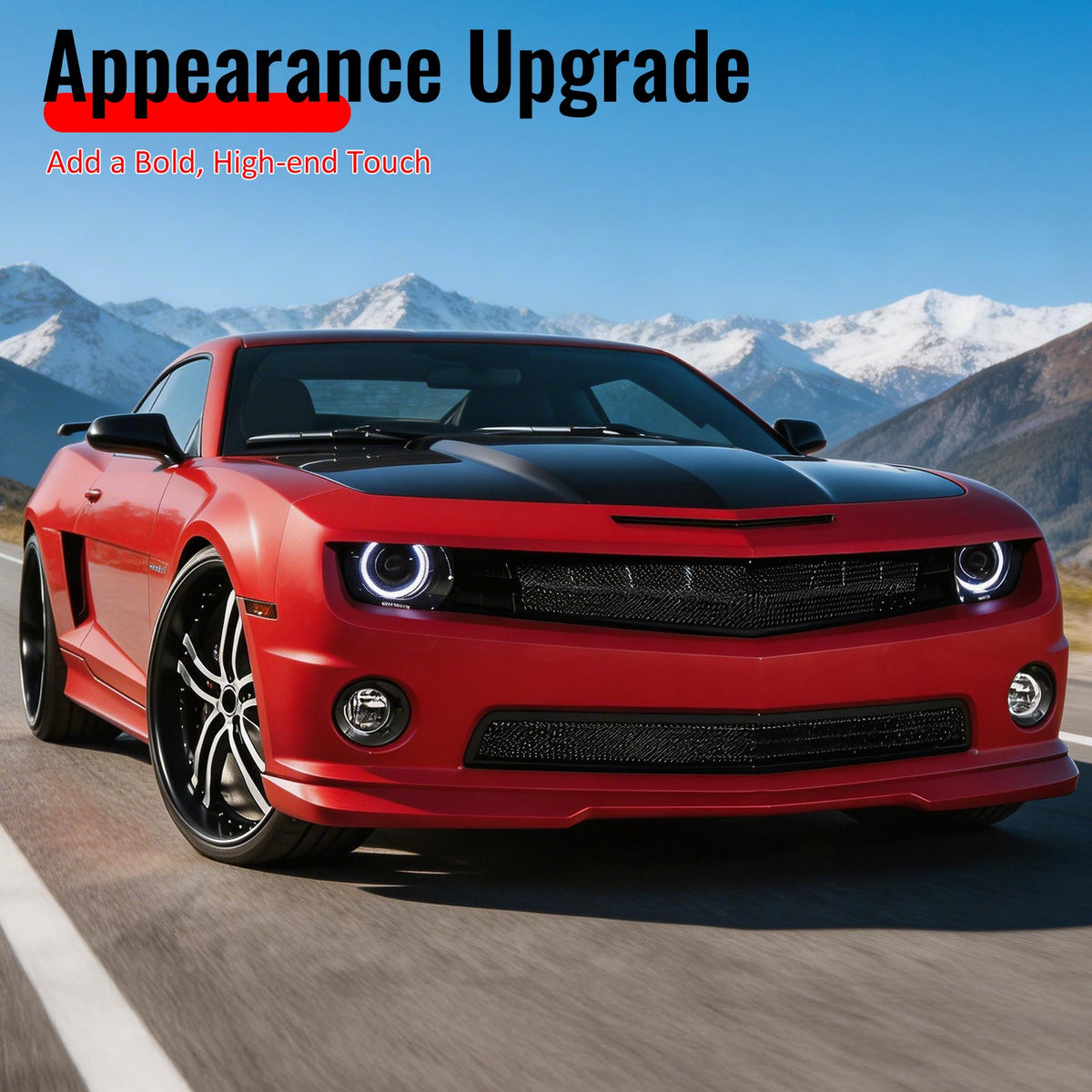 2010-2013 Chevrolet Camaro V8 SS Unpainted Front Bumper Lip Chin PU