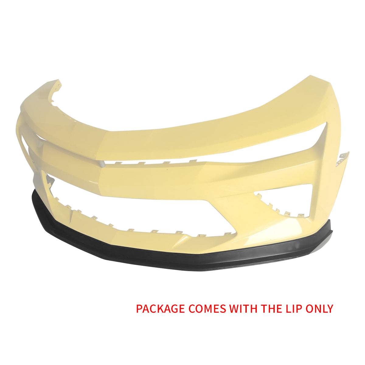 2016-2018 Chevrolet Camaro SS MDA Style Unpainted Front Bumper Lip PU