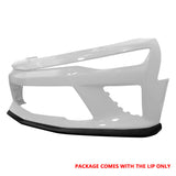 2016-2018 Chevrolet Camaro V8 SS OE Style Unpainted Front Bumper Lip