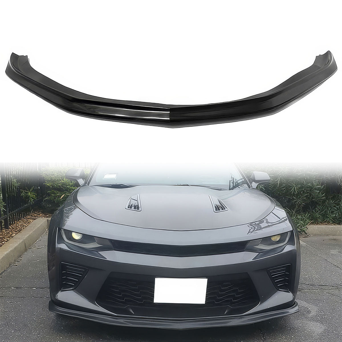 2016-2018 Chevrolet Camaro V8 SS SLP Style Unpainted Front Bumper Lip