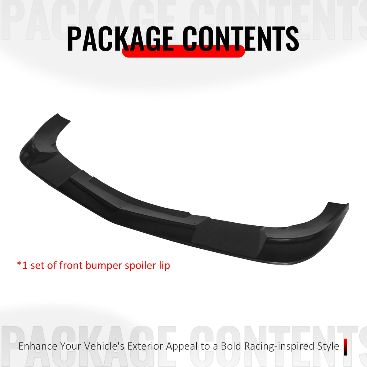 2006-2013 Chevy Corvette C6 Z06 ZR1 SP Style Front Bumper Lip Chin PU