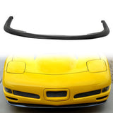 1997-2004 Chevrolet Corvette CS Style Unpainted Black Front Bumper Lip